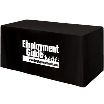 Custom Fitted 3-sided Table Cover - fits 4 foot standard table Custom Fitted 3-sided Table Cover - fits 4 foot standard table