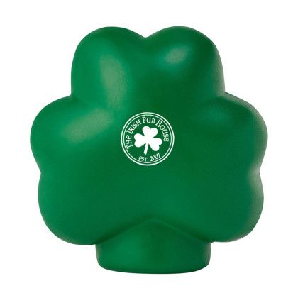 Custom St. Patrick's Day Clover Stress Reliever