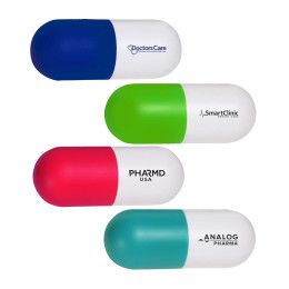 Custom Pill Capsule Stress Reliever - All color Custom Pill Capsule Stress Reliever - All color