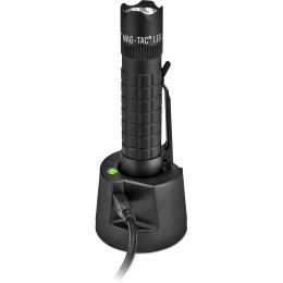 Custom Maglite MagTac LED Rechargeable Crowned Head Flashlight System - Black Custom Maglite MagTac LED Rechargeable Crowned Head Flashlight System - Black