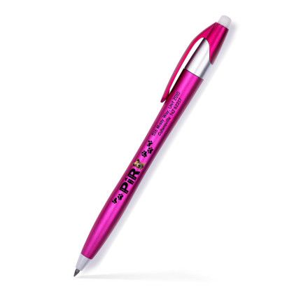 Custom Slimster Everlasting Lead Pencil- Low Quantities - Pink Custom Slimster Everlasting Lead Pencil- Low Quantities - Pink