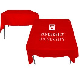 Custom Square Table Cover - Red Custom Square Table Cover - Red