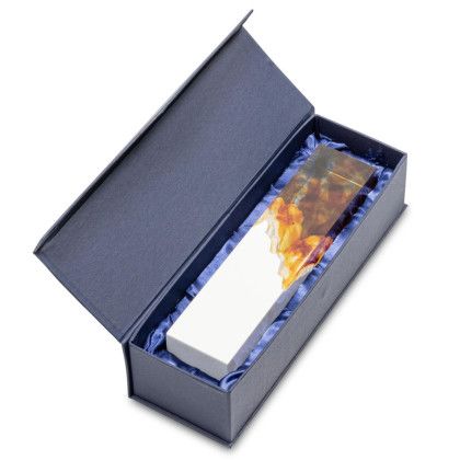 Custom Full Color Award - Brandino White/Orange 11" - Packaging View