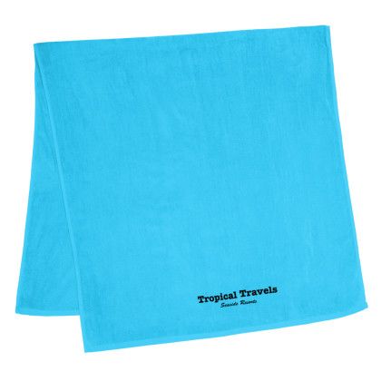 Baja Heavy-Weight Cotton Beach Towel - Blue