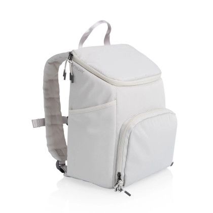 Custom PTX 2.0 Tarana Recycled Backpack Cooler - Halo Gray Side View Custom PTX 2.0 Tarana Recycled Backpack Cooler - Halo Gray Side View