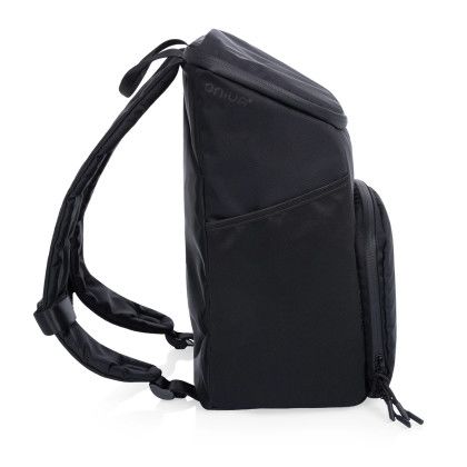 Custom PTX 2.0 Tarana Recycled Backpack Cooler - Carbon Black Side View Custom PTX 2.0 Tarana Recycled Backpack Cooler - Carbon Black Side View