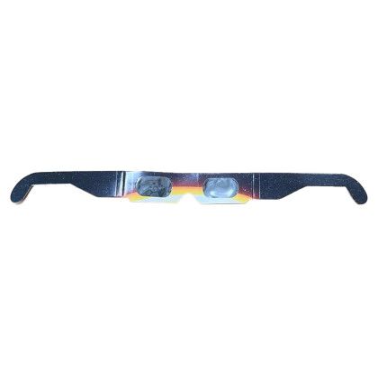 Custom Solar Eclipse Glasses - Planet Design - No Imprint - Back View Custom Solar Eclipse Glasses - Planet Design - No Imprint - Back View