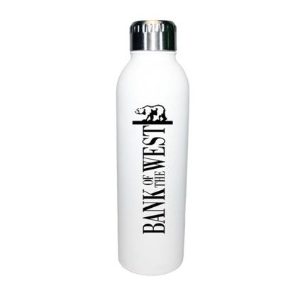 Custom 17 oz Halcyon Deluxe Bottle - White Custom 17 oz Halcyon Deluxe Bottle - White