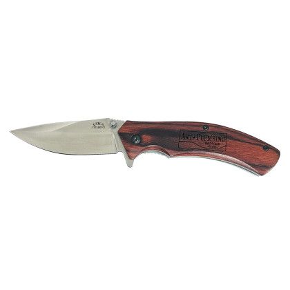 Custom 4.5" Wood Handle Liner Lock Custom 4.5" Wood Handle Liner Lock
