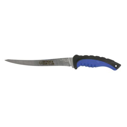 Custom 7.5" Fillet Knife with Grip Handle & Sheath Custom 7.5" Fillet Knife with Grip Handle & Sheath