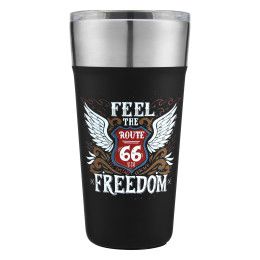 Promo Black Coleman 20 oz Brewski Tumbler with Bottle Opener Promo Black Coleman 20 oz Brewski Tumbler with Bottle Opener