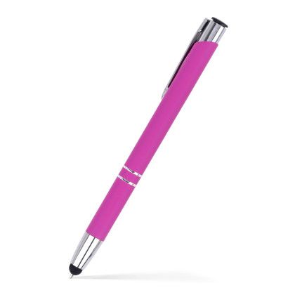 Custom Monica Stylus Click Metal Pen- Low Quantities - Pink Custom Monica Stylus Click Metal Pen- Low Quantities - Pink