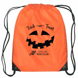 Custom Halloween Jack-o'-Lantern Drawstring Backpack Custom Halloween Jack-o'-Lantern Drawstring Backpack