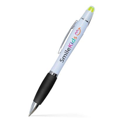 Custom Brooke Pen Gel-Wax Highlighter Combo - Low Quantities - Black