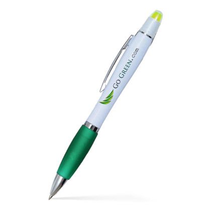 Custom Brooke Pen Gel-Wax Highlighter Combo - Low Quantities - Green