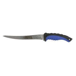 Custom 7.5" Fillet Knife with Grip Handle & Sheath