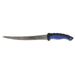 Custom 9" Fillet Knife with Grip Handle & Sheath