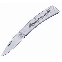 Custom Electro Etched Stainless Steel Lockback Pocket Knife