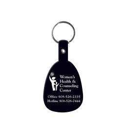 Custom Tab Flexible Key Tag - Black Custom Tab Flexible Key Tag - Black