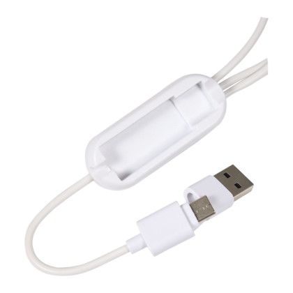 Custom Allcord 5-in-1 Charging Cable with Apple Watch Charger - Open View Custom Allcord 5-in-1 Charging Cable with Apple Watch Charger - Open View