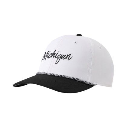 Custom Imperial 7054T The Wingman Two-Tone Performance Rope Cap - White with Black Custom Imperial 7054T The Wingman Two-Tone Performance Rope Cap - White with Black
