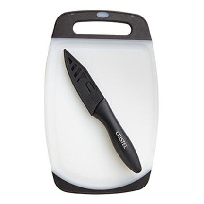 Custom Cut-It Board & Paring Set - Black Custom Cut-It Board & Paring Set - Black