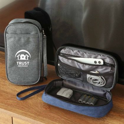 Custom rPET Travel Tech Organizer - All color