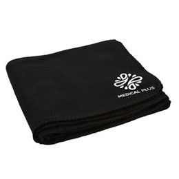 Custom Cozy Fleece Blanket - Black