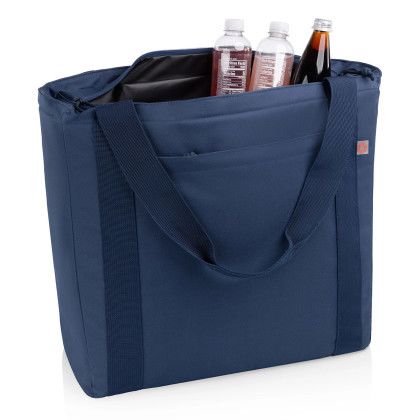 Custom Tahoe XL Cooler Tote Bag 2.0 - Navy Blue Open View Custom Tahoe XL Cooler Tote Bag 2.0 - Navy Blue Open View