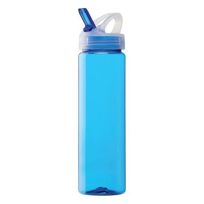 Custom Malibu 25 oz. PET Bottle w/Flip Spout Lid - Blue Custom Malibu 25 oz. PET Bottle w/Flip Spout Lid - Blue
