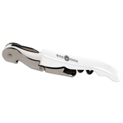 Custom Waiter's Wine Opener - White Custom Waiter's Wine Opener - White