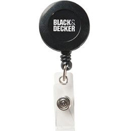 Custom Round Secure-A-Badge - Black