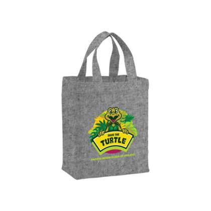 Custom Recycled Cotton Canvas Tote Bag |8x5x10| - Color Evolution - Heather Custom Recycled Cotton Canvas Tote Bag |8x5x10| - Color Evolution - Heather