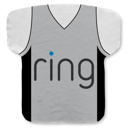 Custom 22" X 23" Jersey Shaped Cooling Towel - Basketball Design 1 Custom 22" X 23" Jersey Shaped Cooling Towel - Basketball Design 1