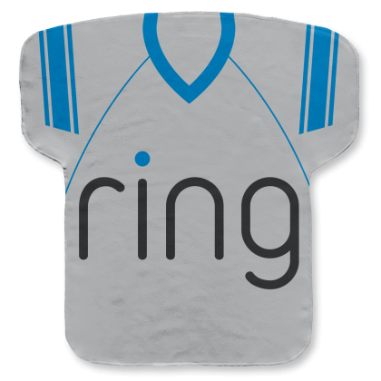 Custom 22" X 23" Jersey Shaped Cooling Towel - Football Design 4 Custom 22" X 23" Jersey Shaped Cooling Towel - Football Design 4