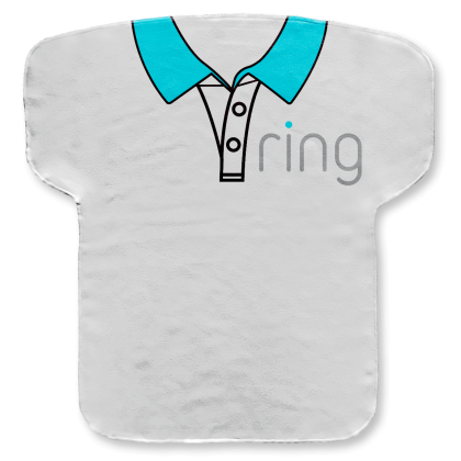 Custom 22" X 23" Jersey Shaped Cooling Towel - Golf Custom 22" X 23" Jersey Shaped Cooling Towel - Golf