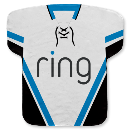 Custom 22" X 23" Jersey Shaped Cooling Towel - Hockey Design 2 Custom 22" X 23" Jersey Shaped Cooling Towel - Hockey Design 2