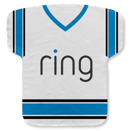Custom 22" X 23" Jersey Shaped Cooling Towel - Hockey Design 3 Custom 22" X 23" Jersey Shaped Cooling Towel - Hockey Design 3