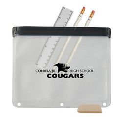 Custom Zip-it PEVA School Kit - Black