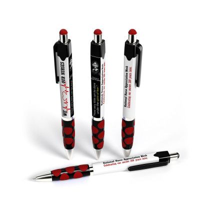 Custom Squared Madeline Performance Pen- Low Quantities - Red