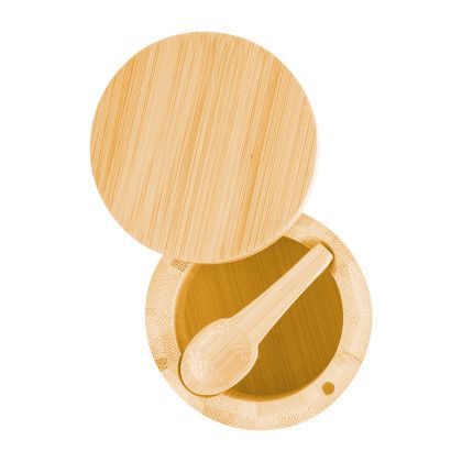 Custom Bamboo Salt Cellar - Inside View Custom Bamboo Salt Cellar - Inside View