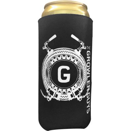 Custom American Made 32 oz Can Cooler - Black
