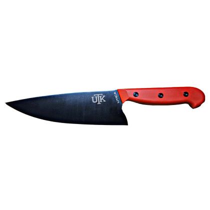 Custom Chef Knife - Red handle