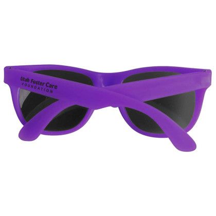 Custom Sweet Sunglasses - Purple - Close View Custom Sweet Sunglasses - Purple - Close View