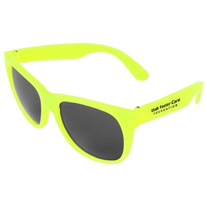 Custom Sweet Sunglasses - Neon Yellow Custom Sweet Sunglasses - Neon Yellow