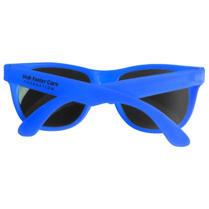 Custom Sweet Sunglasses - Neon Blue - Back View Custom Sweet Sunglasses - Neon Blue - Back View