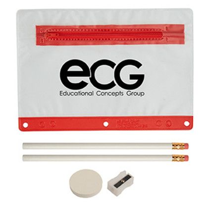 Custom Super Value School Kit-Blank Contents - Red