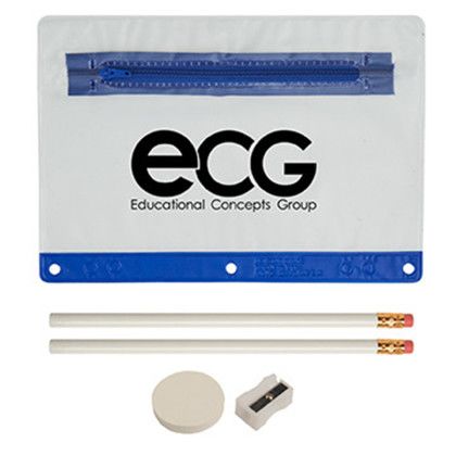 Custom Super Value School Kit-Blank Contents - Blue