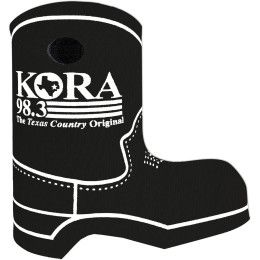 Custom American Made Boot Bottle Sleeve - Black