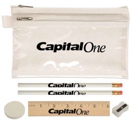 Custom Honor Roll School Kit-Imprinted Contents - White